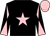 Black, pink star, diabolo on sleeves, pink cap ()