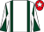 White, dark green braces, diabolo on sleeves, red cap, white star ()