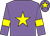 Mauve, yellow star, armlets and star on cap ()