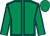 Emerald green, royal blue seams, emerald green cap ()