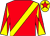 Red, yellow sash, diabolo on sleeves, yellow cap, red star ()