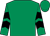 Emerald green, black chevrons on sleeves ()
