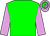 Green, plum sleeves, hooped cap ()