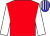 Red, white sleeves, blue and white striped cap ()