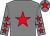 Grey, red star, grey sleeves, red stars, grey cap, red star ()