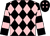 Black and pink diamonds, hooped sleeves ()