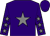 Purple, grey star, purple sleeves, grey stars ()