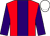 Red, purple stripe and sleeves, white cap ()