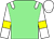 Light green, white epaulets, white sleeves, yellow armlets, white cap ()