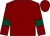 Maroon, dark green armlets ()
