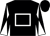 Black, white hollow box, diabolo on sleeves ()