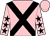 Pink, black cross belts, pink sleeves, black stars ()