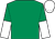 Emerald green, white halved sleeves, white cap ()