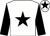 White, black star, sleeves and star on cap ()
