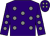 Purple, grey spots ()