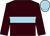 Brown, light blue hoop, light blue cap ()