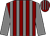 Maroon and grey stripes, grey sleeves ()