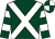 Dark green, white cross belts, hooped sleeves, quartered cap ()