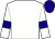 White, dark blue armlets and cap ()