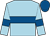 Light blue, royal blue hoop, armlets and cap ()