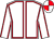 White, red seams, red and white quartered cap ()
