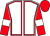 White, red seams, red sleeves, white armlets, red cap ()
