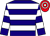 Dark blue & white hoops, red & white hooped cap ()