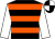 Black, amber hoops, white sleeves, black and white quartered cap (Mr H John Irish)