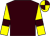 Brown, yellow sleeves, brown armlets, quartered cap (Miss C A James)