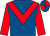 Royal blue, red chevron & sleeves, red & royal blue quartered cap (Mainlymedics Syndicate)