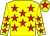 Yellow, red stars, yellow cap, red star (Declan Brennan)