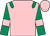 Pink, emerald green epaulettes, emerald green sleeves, pink armlet, pink cap (Treaty Pals Syndicate)