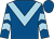 Royal blue, light blue chevron & chevrons on sleeves, royal blue cap (S Braddish)