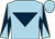 Light blue, dark blue inverted triangle, diabolo on sleeves, light blue cap (T F Kelly & Eddie Naughton)