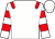 White, red epaulets, hooped sleeves (Mr Saeed Misleh)