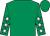 Emerald green, white stars on sleeves (Mr D Birch)