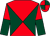 Red and dark green diabolo, halved sleeves, red and dark green quartered cap (Mr C H McGhie)