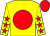 Yellow, red disc, yellow sleeves, red stars, red cap (Reality Partnerships Ii)