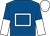 Royal blue, white hollow box, halved sleeves, white cap (Byrne Bros (Formwork) Limited)