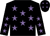 Black, mauve stars (Whispering Winds)