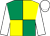 Emerald green and yellow (quartered), white sleeves and cap (Mr Trevor Hemmings)