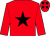 Red, black star, red cap, black stars (Stephen O'Connell Miley)