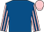 Royal blue, pink and royal blue striped sleeves, pink cap (Whoops 72!)