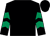 Black, emerald green chevrons on sleeves (Dermot Hanafin & Phil Cunningham)