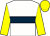White, dark blue hoop, yellow sleeves and cap (The Tindaro Partnership)