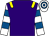 Purple, yellow epaulettes, white & royal blue hooped sleeves & cap (Wexlaois Syndicate)