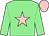 Light green, pink star & cap (T Ryan)