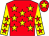 Red, yellow stars, yellow sleeves, red stars, red cap, yellow star (P McCormack & David P McCormack)