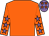 Orange, mauve stars on sleeves, mauve cap, orange stars (Bagden Wood Building Services Limited)