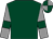 Dark green, grey sleeves, dark green armlets, dark green and grey quartered cap (Passers By)